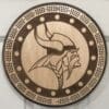 Viking Buckle Style Cribbage Board | 3-Track, 120-Point Round Game with Pegs & Cards