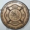 Fire Dept, EMT, First Responders, Rescue Cribbage Board | 3-Track, 120-Point Round Game with Pegs & Cards