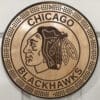 Chicago BlackHawks Cribbage Board | 3-Track, 120-Point Round Game with Pegs & Cards