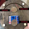 Mountain Wolf Cribbage Board | 3-Track, 120-Point Round Game with Pegs & Cards - Image 6