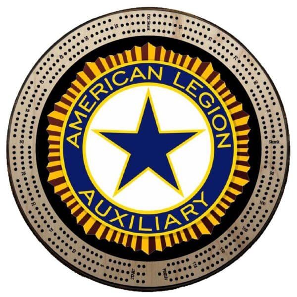 Auxiliary (ALA) | Printed | Logo Only | Cribbage Board