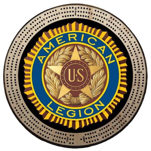 American Legion | Printed | Logo Only | Cribbage Board