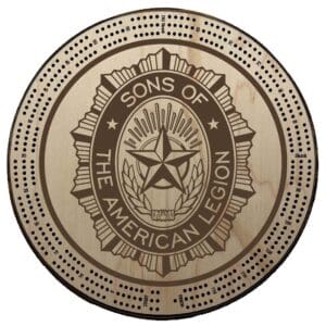 Sons (SAL) | Engraved | Logo Only | Cribbage Board