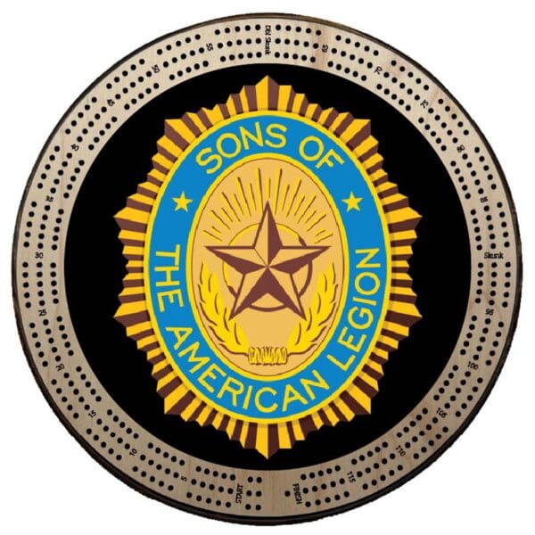 Sons (SAL) | Printed | Logo Only | Cribbage Board