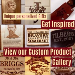 Unique Personalized Gifts. Get inspired, View our Custom Product Gallery